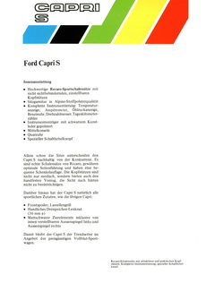 Capri S Innenausstattung